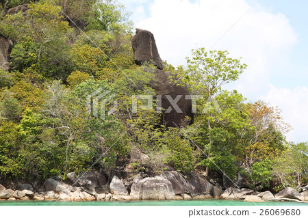 scenic views of the coastline of archipelago  26069680