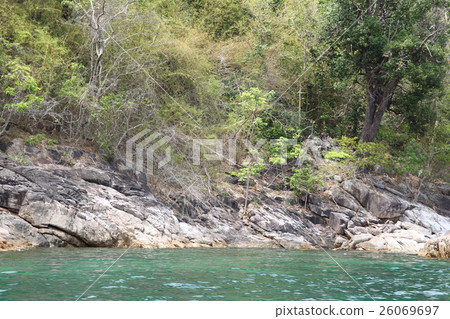scenic views of the coastline of archipelago  26069697