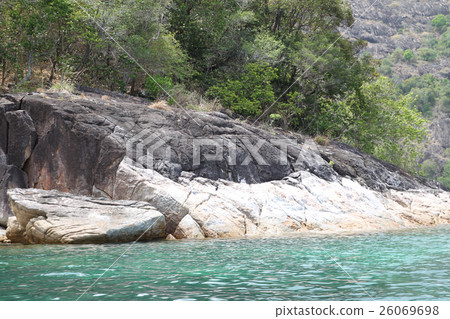 scenic views of the coastline of archipelago  26069698