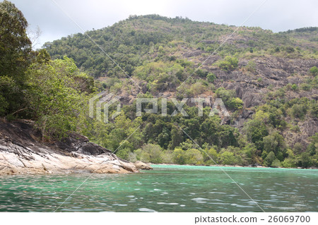 scenic views of the coastline of archipelago  26069700