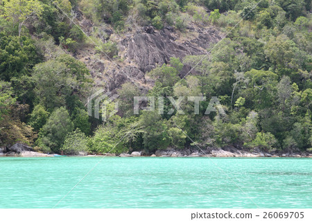 scenic views of the coastline of archipelago  26069705