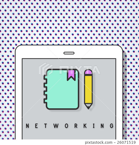 Notebook Pencil Write Communication Graphic Concept 26071519