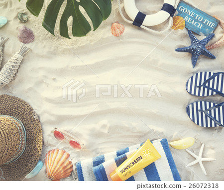 Gone to the Beach Summer Holiday Vacation Starfish Concept 26072318