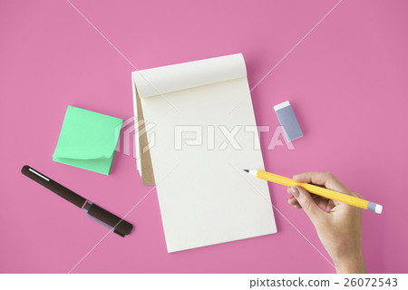 Blank Mockup Empty Page Diary Copy Space Concept Blank Mockup Empty Page Diary Copy Space Concept 26072543