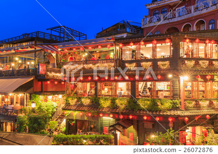 Taiwan Chiufen night view 26072876