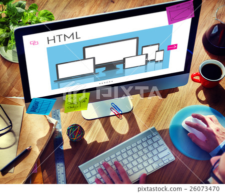 Web Design Layout Content Devices Graphic Concept 26073470