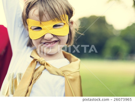 Superheroes Cheerful Kids Expressing Positivity Concept Superheroes Cheerful Kids Expressing Positivity Concept 26073965
