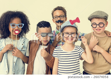 Casual Children Cheerful Cute Friends Kids Joy Concept Casual Children Cheerful Cute Friends Kids Joy Concept 26074058