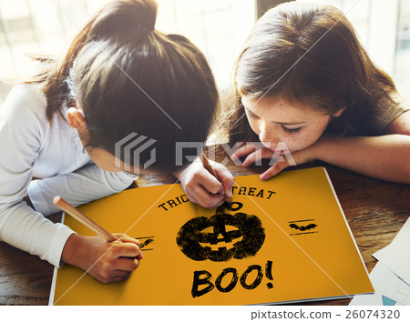 Halloween Bat Pumpkin Lantern Scary Graphic Concept Halloween Bat Pumpkin Lantern Scary Graphic Concept 26074320