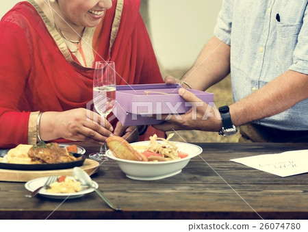 Indian Couple Love Care Concept 26074780