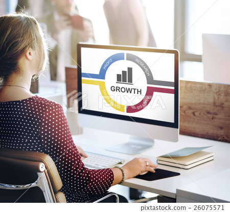 Target Achievement Mission Bar Chart Concept 26075571