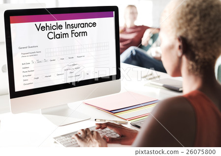 Vehicle Insurance Claim Form Concept Vehicle Insurance Claim Form Concept 26075800
