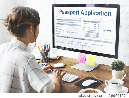 Passport Application Emigration National Border Concept 26076152