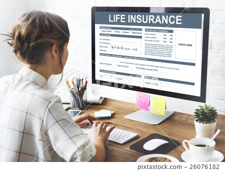 Life Insurance Form Accident Benefits Concept 26076182