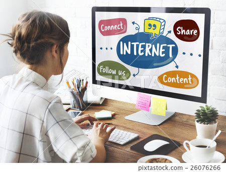 Internet Community Social Media Concept Internet Community Social Media Concept 26076266