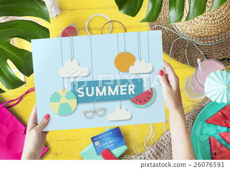 Summer Break Fun Party Banner Concept Summer Break Fun Party Banner Concept 26076591
