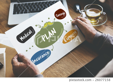 Senior Investment Pension Retirement Plan Savings Concept Senior Investment Pension Retirement Plan Savings Concept 26077158