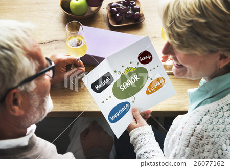Senior Investment Pension Retirement Plan Savings Concept Senior Investment Pension Retirement Plan Savings Concept 26077162