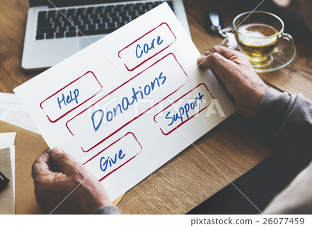 Community Donations Fundraising Volunteer Concept 26077459
