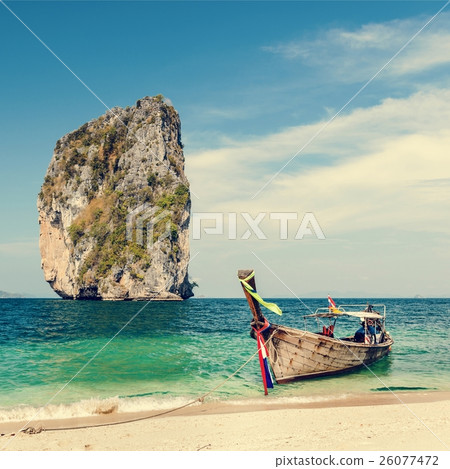 Water Taxi Beach Island Vessel Tropical Ship Concept 26077472