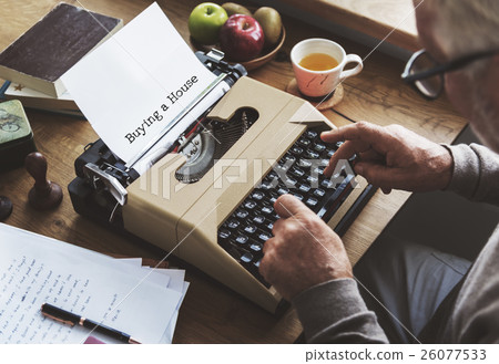 Buying House Real Estate Concept 26077533