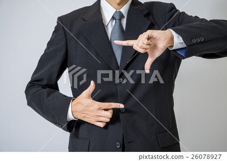 Japanese man's pose of suit Japanese man's pose of suit 26078927
