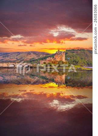 Eilean Donan Castle in Highlands of Scotland Eilean Donan Castle in Highlands of Scotland 26083066