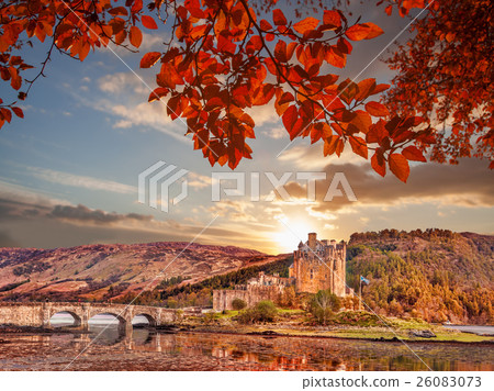 Eilean Donan Castle in Highlands of Scotland Eilean Donan Castle in Highlands of Scotland 26083073