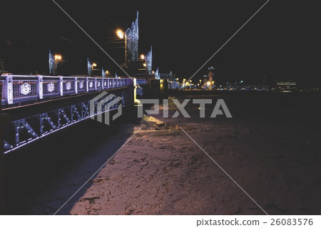 Russia, St. Petersburg. Dvortsovyj bridge. Russia, St. Petersburg. Dvortsovyj bridge. 26083576