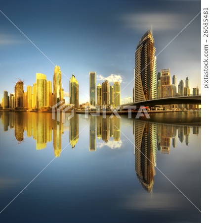 Dubai Marina bay, UAE Dubai Marina bay, UAE 26085481