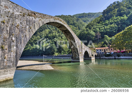 Ponte del Diavolo, devils bridge, Tuscany Italy Ponte del Diavolo, devils bridge, Tuscany Italy 26086936