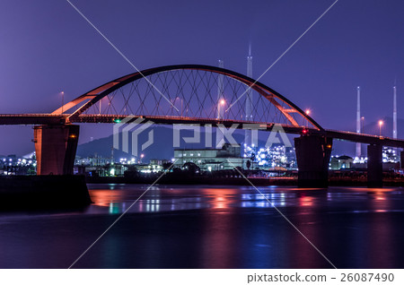 Shunan factory night view 19 26087490