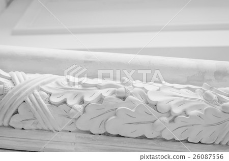 Beautiful elements of luxury wall design, white Beautiful elements of luxury wall design, white 26087556
