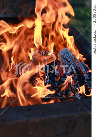 coal and fire flame 26088016