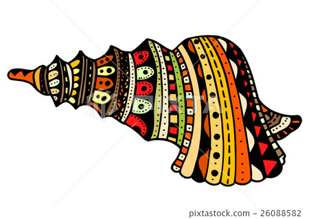 Seashell line art 26088582