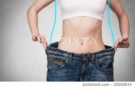 Female body with lines before loose weight. Female body with lines before loose weight. 26088654