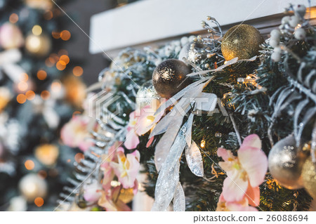 Christmas living room with Christmas Tree 26088694