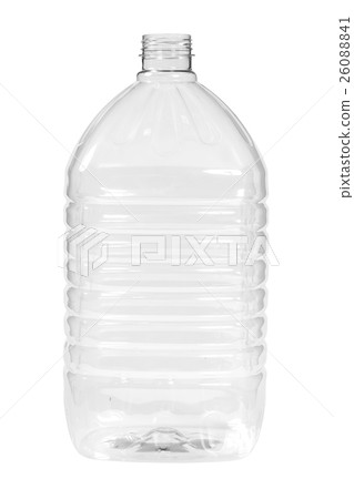 New, clean, empty plastic bottle on white New, clean, empty plastic bottle on white 26088841