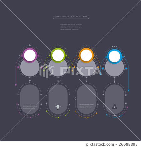 Vector infographic, Blank space for content Vector infographic, Blank space for content 26088895