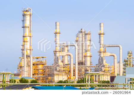 Oil refinery factory Oil refinery factory 26091964
