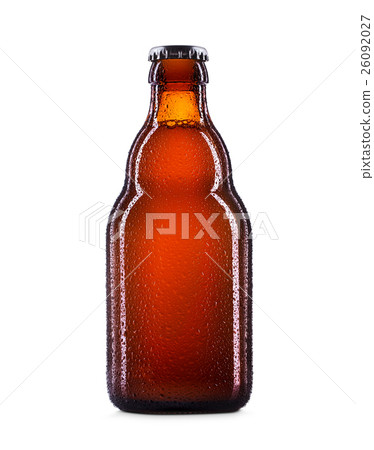 Bottle of beer or cider on white Bottle of beer or cider on white 26092027