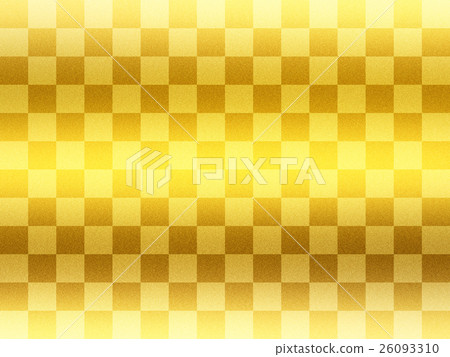 Gold foil checkered 26093310