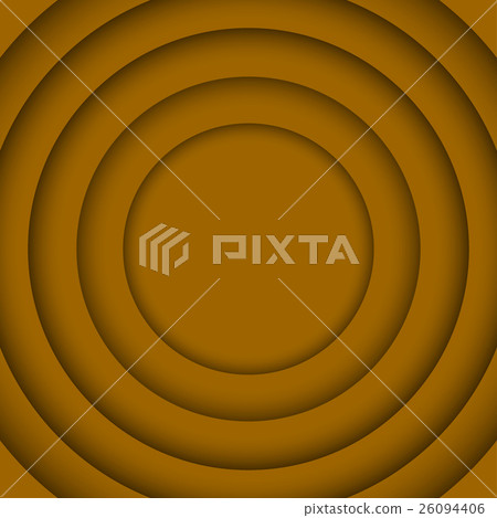 Vector Concentric Orange 6 Circle. Background. Vector Concentric Orange 6 Circle. Background. 26094406