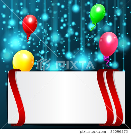 background with colorful balloons 26096373