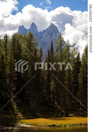 lago Antorno at the Dolomites 26098790