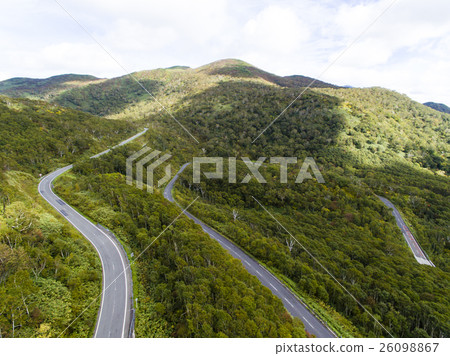 Niseko panoramic line aerial photograph Niseko panoramic line aerial photograph 26098867