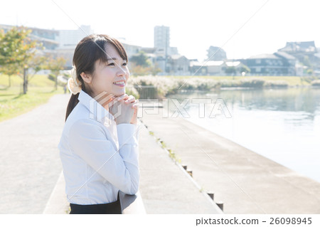 Business woman outdoor Business woman outdoor 26098945