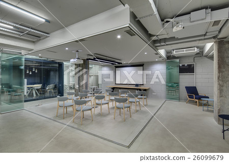 Glowing office in loft style 26099679