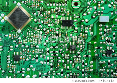 Electronic circuit board close up. Electronic circuit board close up. 26102418