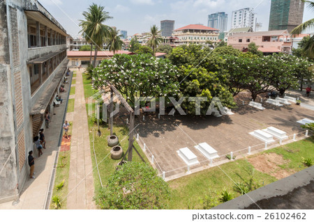 The Tours and Slenn massacre crime museum in Phnom Penh, Cambodia The Tours and Slenn massacre crime museum in Phnom Penh, Cambodia 26102462